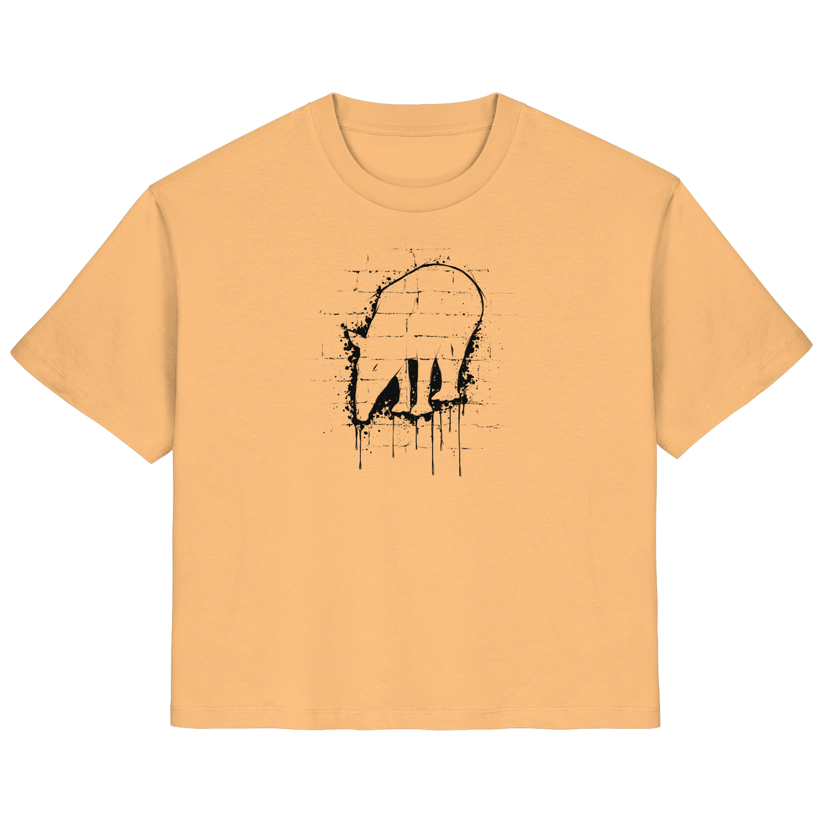 Urban Street Art Tapir Silhouette - Ladies Organic Shirt