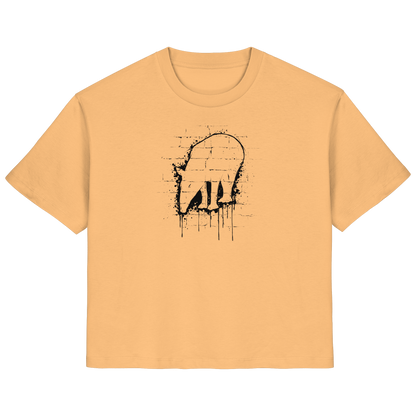 Urban Street Art Tapir Silhouette - Ladies Organic Shirt