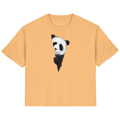 Panda Bär Illustration - Ladies Organic Shirt