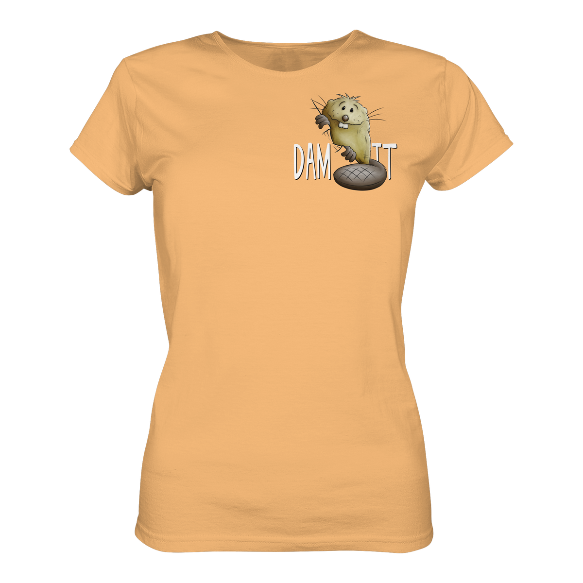 Dam It Verdammt Lustiger Biber - Ladies Organic Shirt