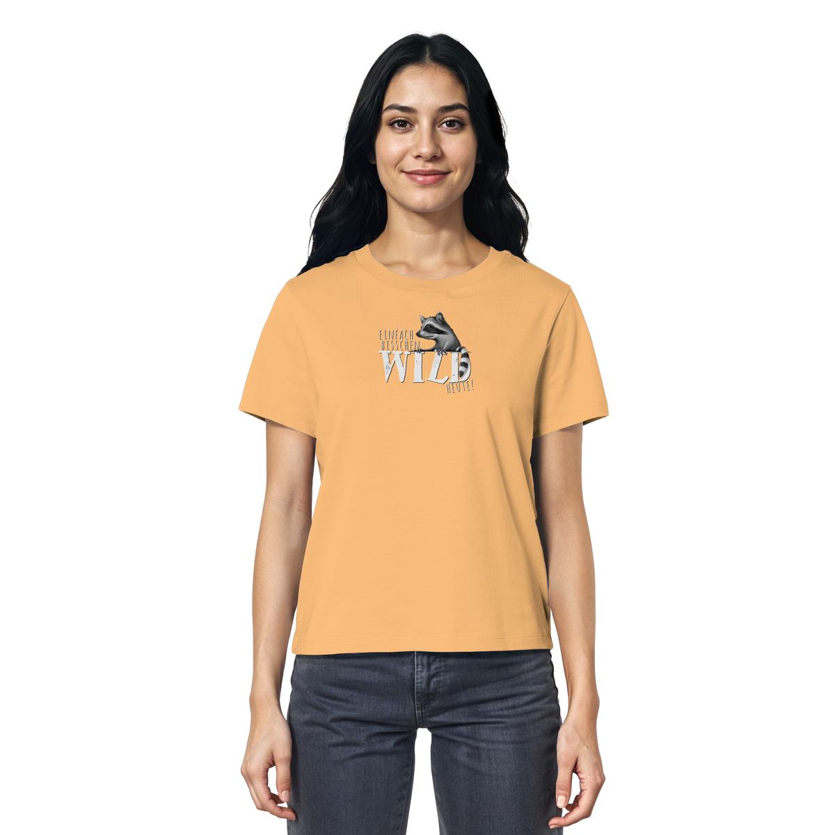 Bisschen wild heute! Waschbär - Ladies Organic Shirt