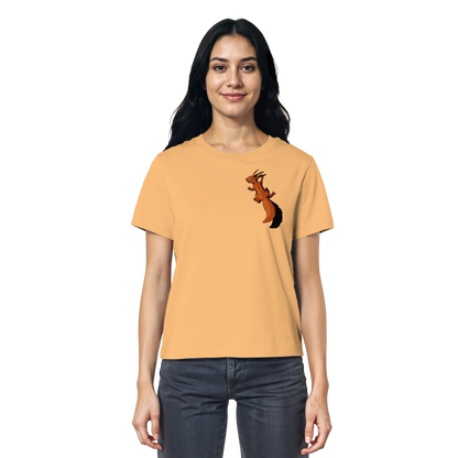 Süßes Eichhörnchen klettert - Ladies Organic Shirt