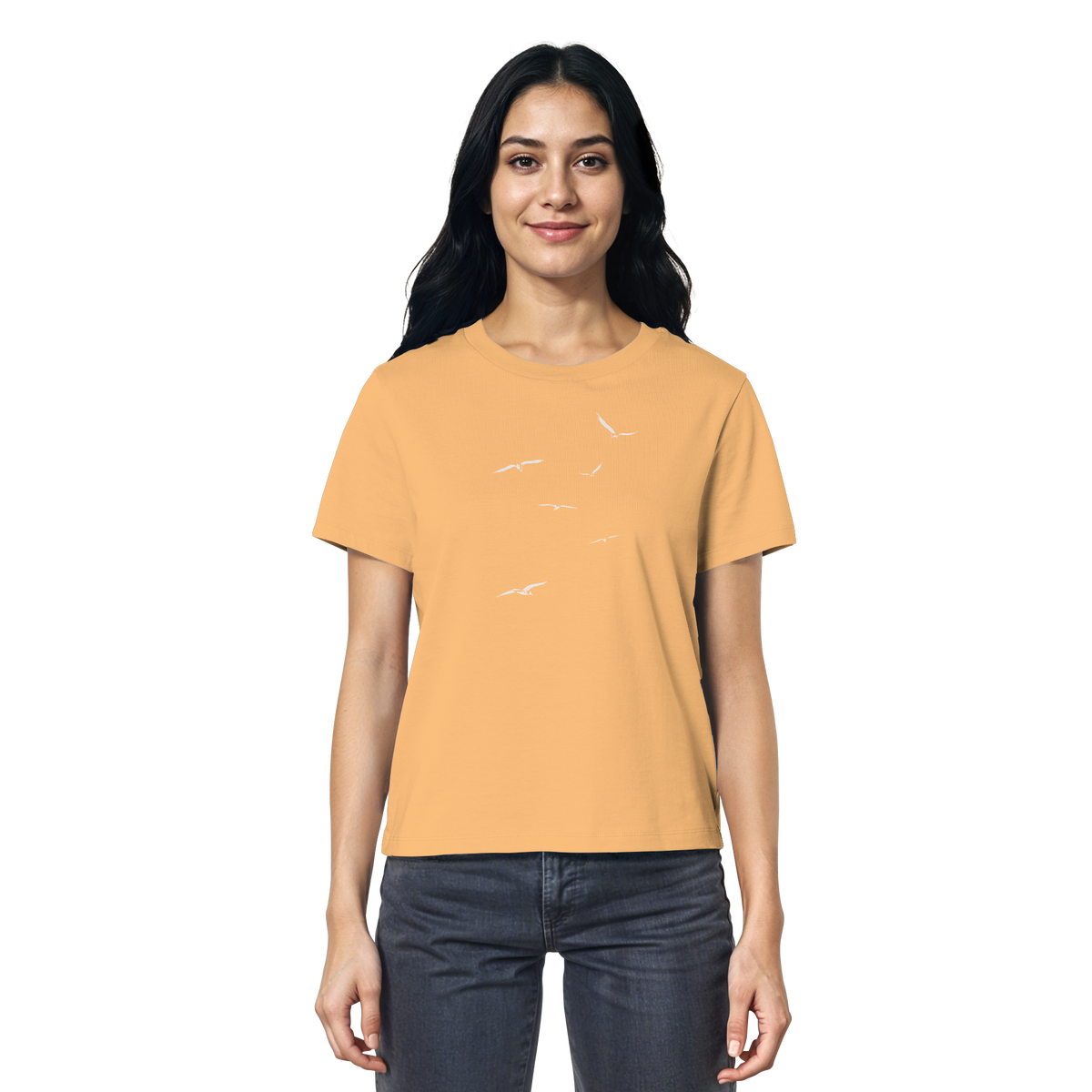 Vogelschwarm – Traum vom Fliegen - Ladies Organic Shirt