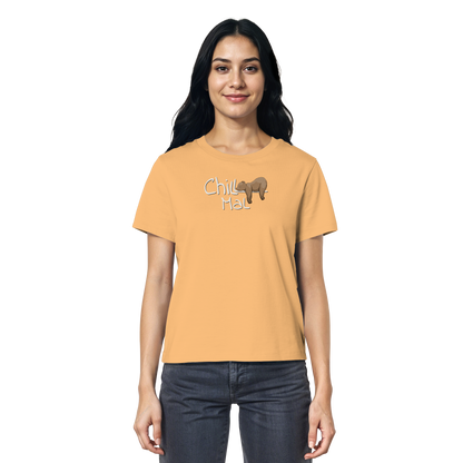 Chill Mal schläfriger Braunbär - Ladies Organic Shirt