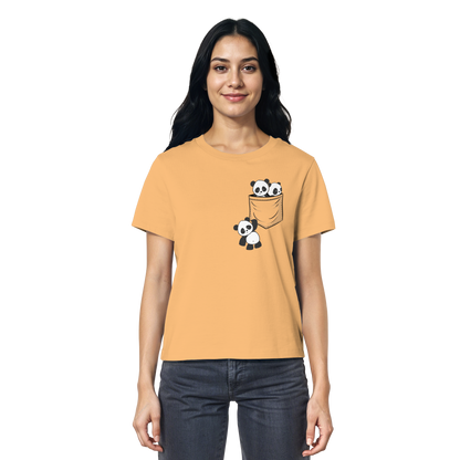 Kawaii Pandas in der Tasche - Ladies Organic Shirt