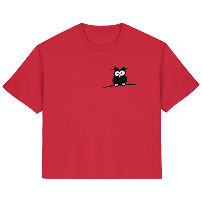 Kleine struppige Eule - Ladies Organic Shirt