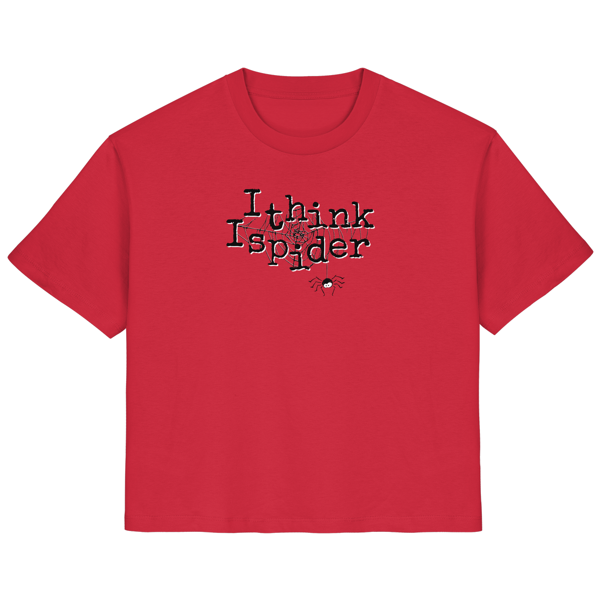 I think I spider - Spinne - Ladies Organic Shirt