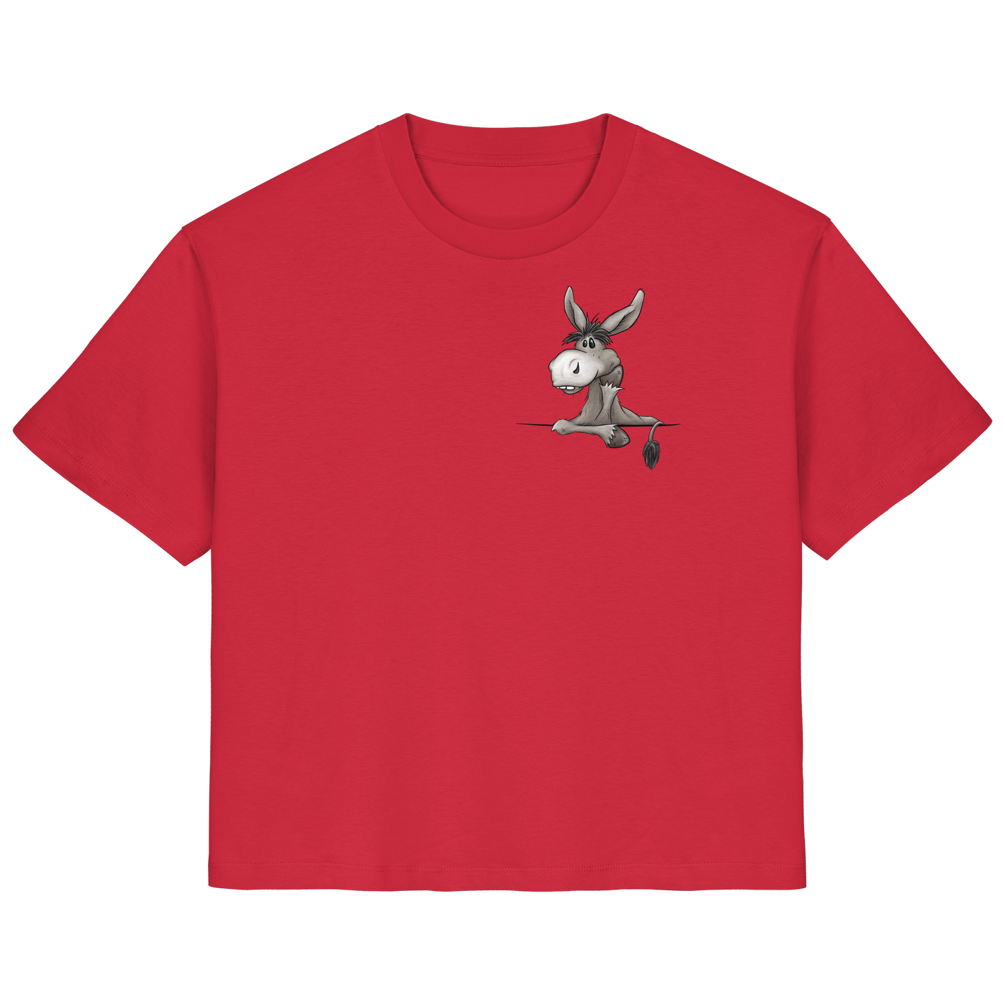 Lustiger lässiger Esel - Ladies Organic Shirt