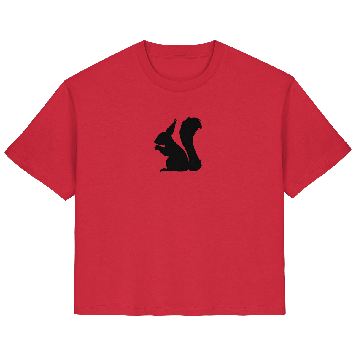 Eichhörnchen Silhouette - Ladies Organic Shirt