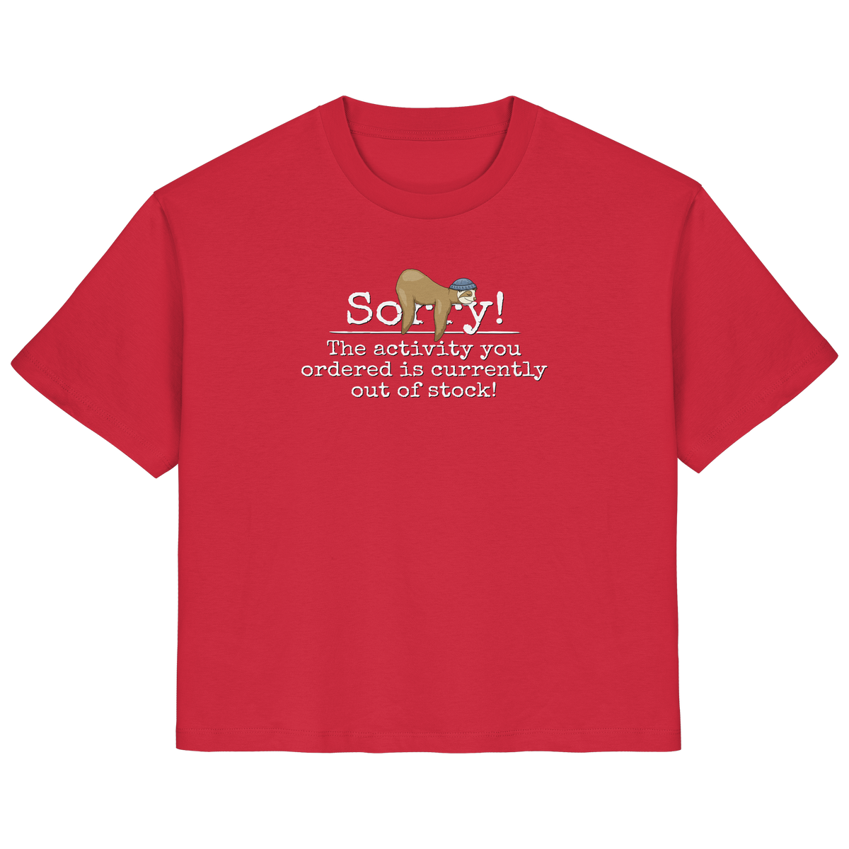 No-Activity Faultier - Ladies Organic Shirt