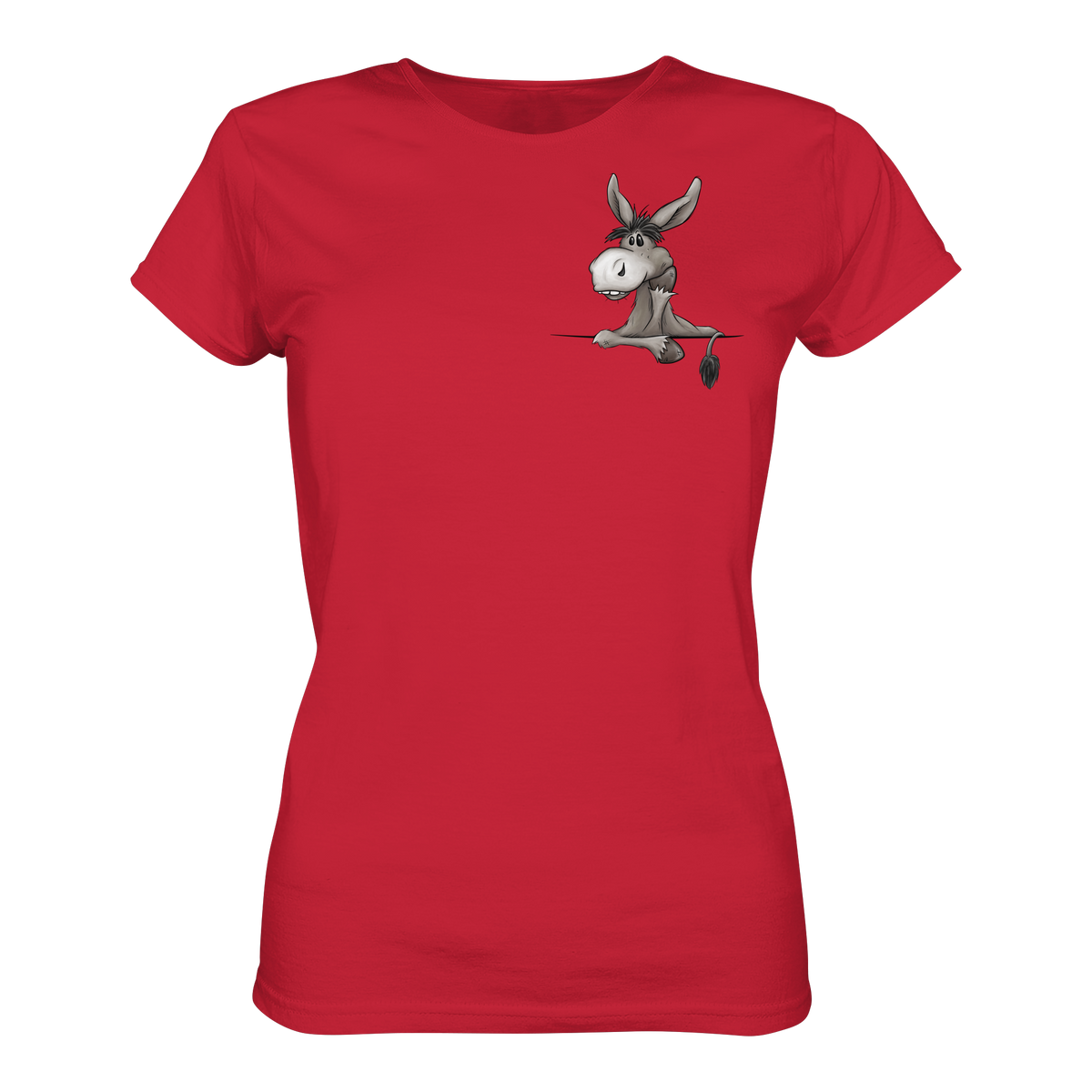 Lustiger lässiger Esel - Ladies Organic Shirt