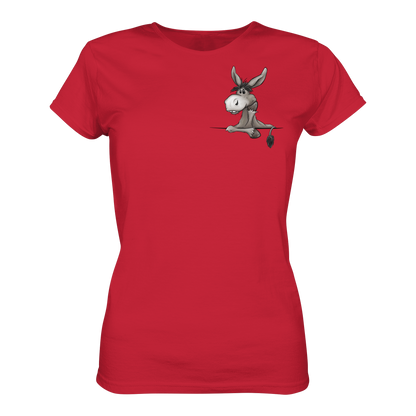 Lustiger lässiger Esel - Ladies Organic Shirt