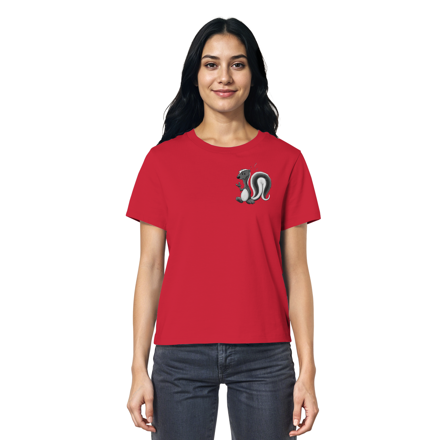 Lustig stinkiges Stinktier - Ladies Organic Shirt