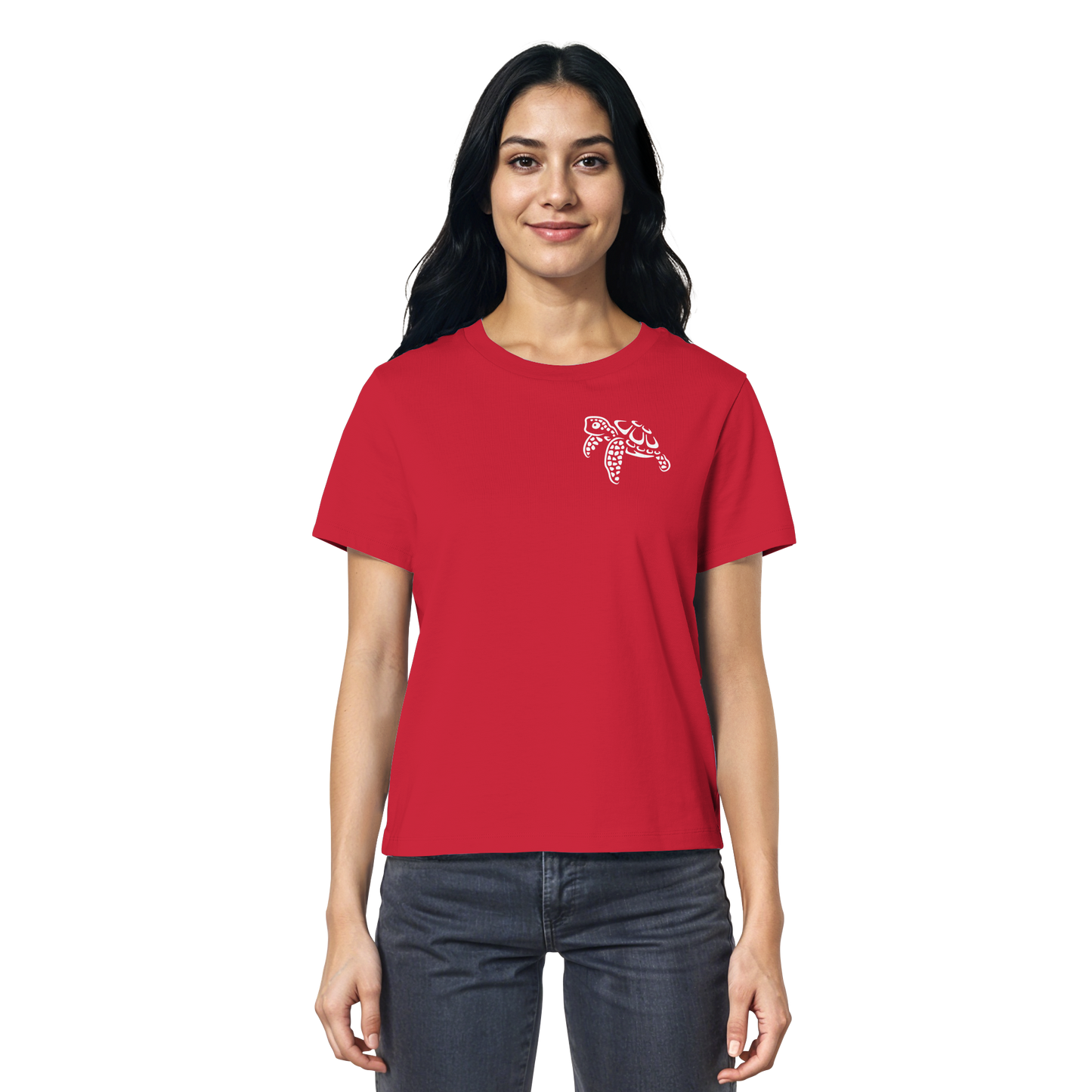 schwimmende Meeres-Schildkröte - Ladies Organic Shirt