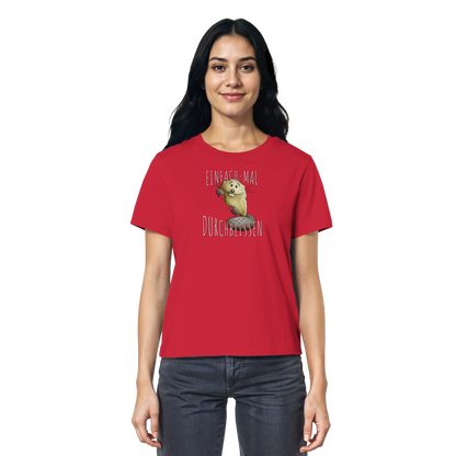 Einfach mal Durchbeissen Biber - Ladies Organic Shirt