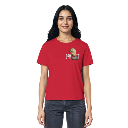 Dam It Verdammt Lustiger Biber - Ladies Organic Shirt