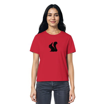 Eichhörnchen Silhouette - Ladies Organic Shirt