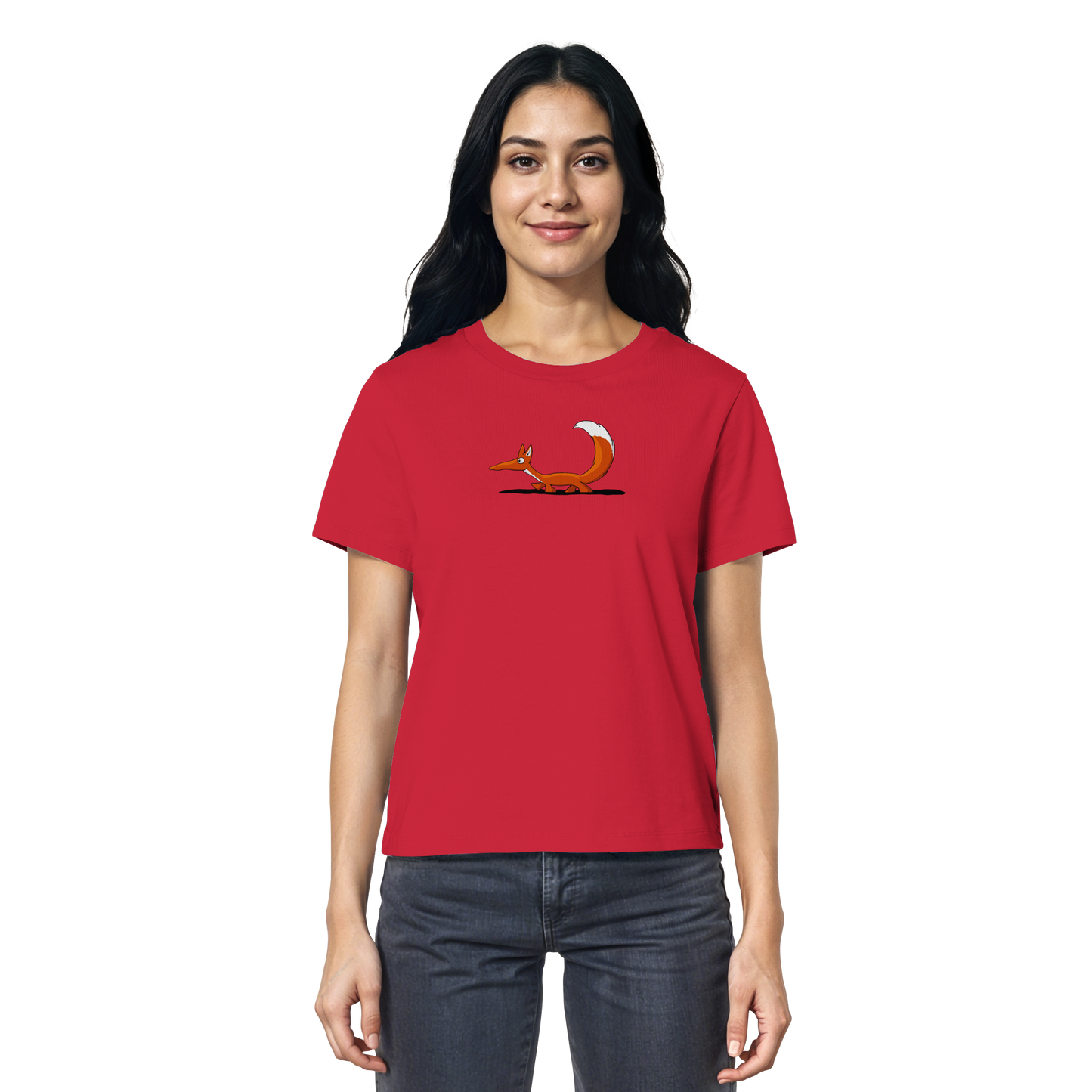 Lässiger cooler Fuchs | Mr. Fox, der Schleicher - Ladies Organic Shirt