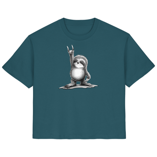 Rock On Party Faultier - Ladies Organic Shirt