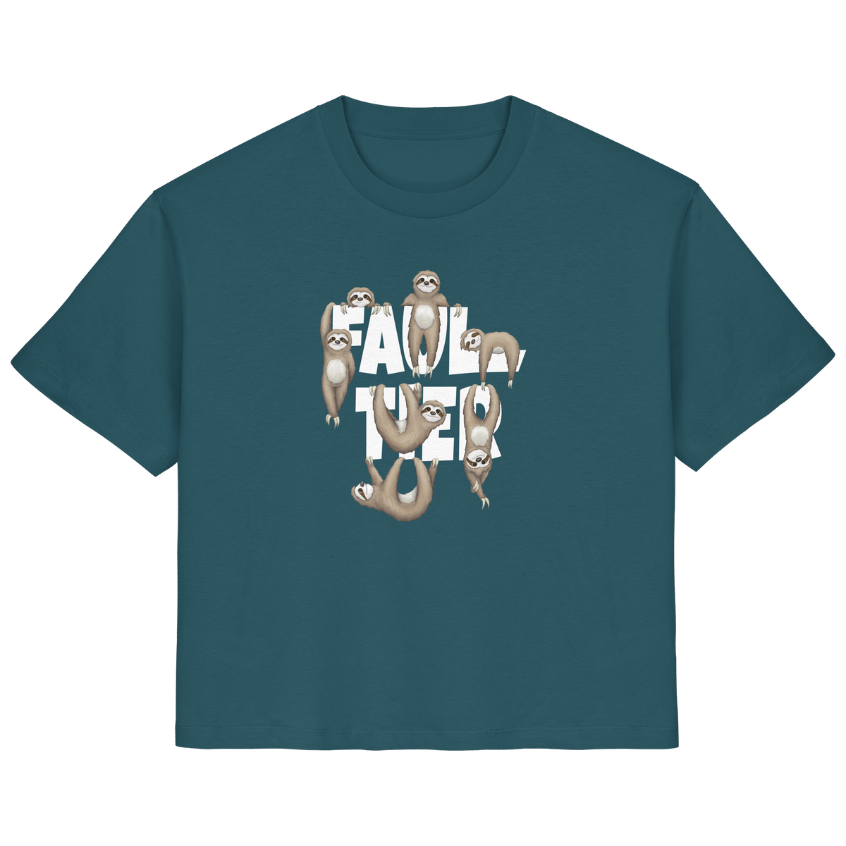 Viele gechillte Faultiere - Ladies Organic Shirt