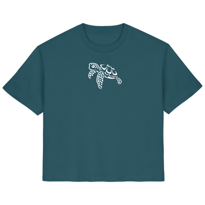 schwimmende Meeres-Schildkröte - Ladies Organic Shirt