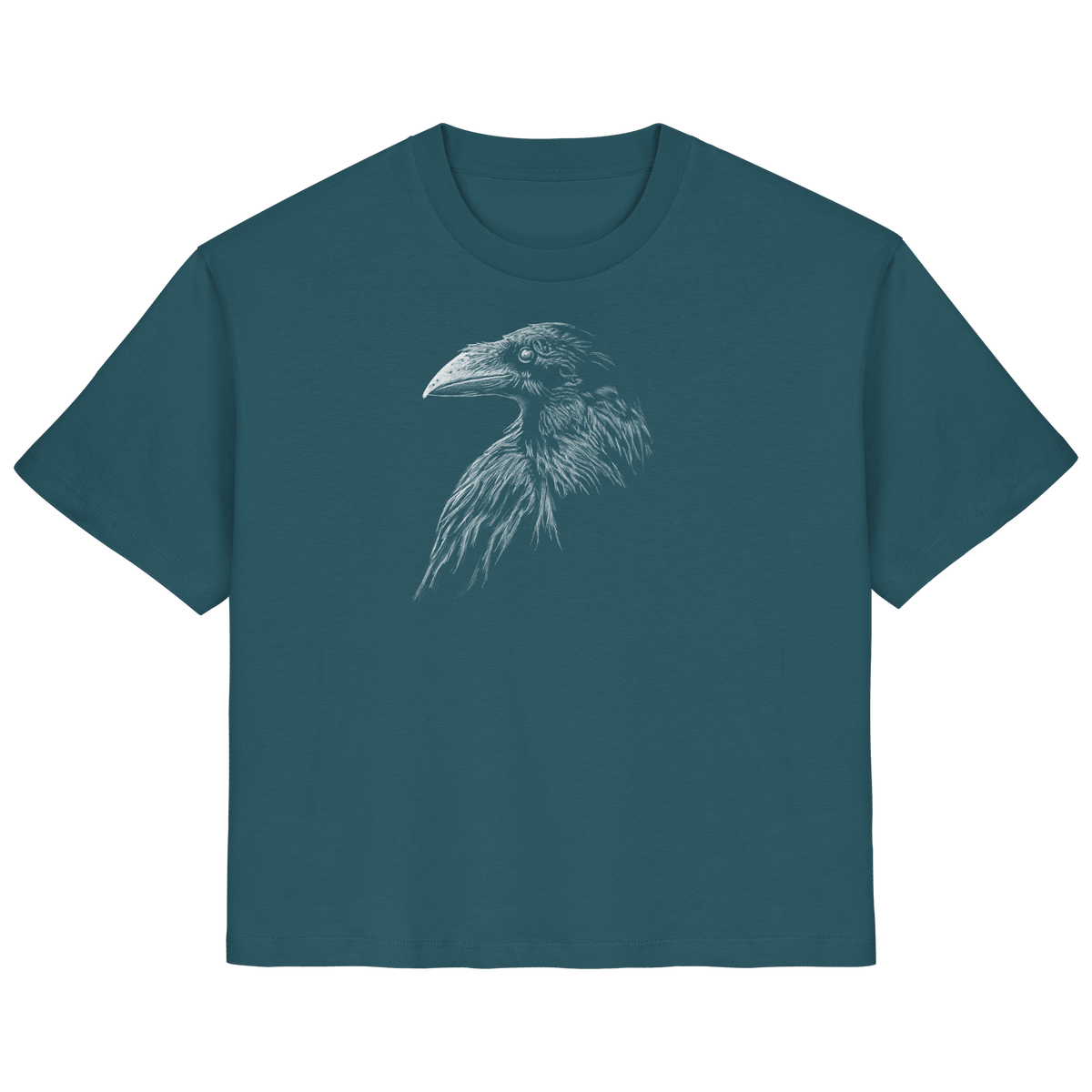 Kritzelkunst Rabe Krähe - Ladies Organic Shirt