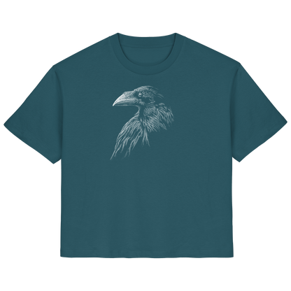 Kritzelkunst Rabe Krähe - Ladies Organic Shirt