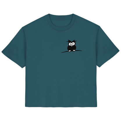 Kleine struppige Eule - Ladies Organic Shirt