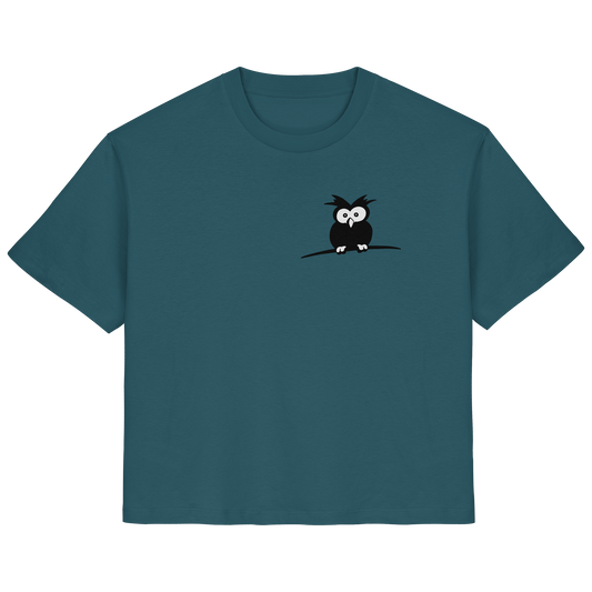 Kleine struppige Eule - Ladies Organic Shirt