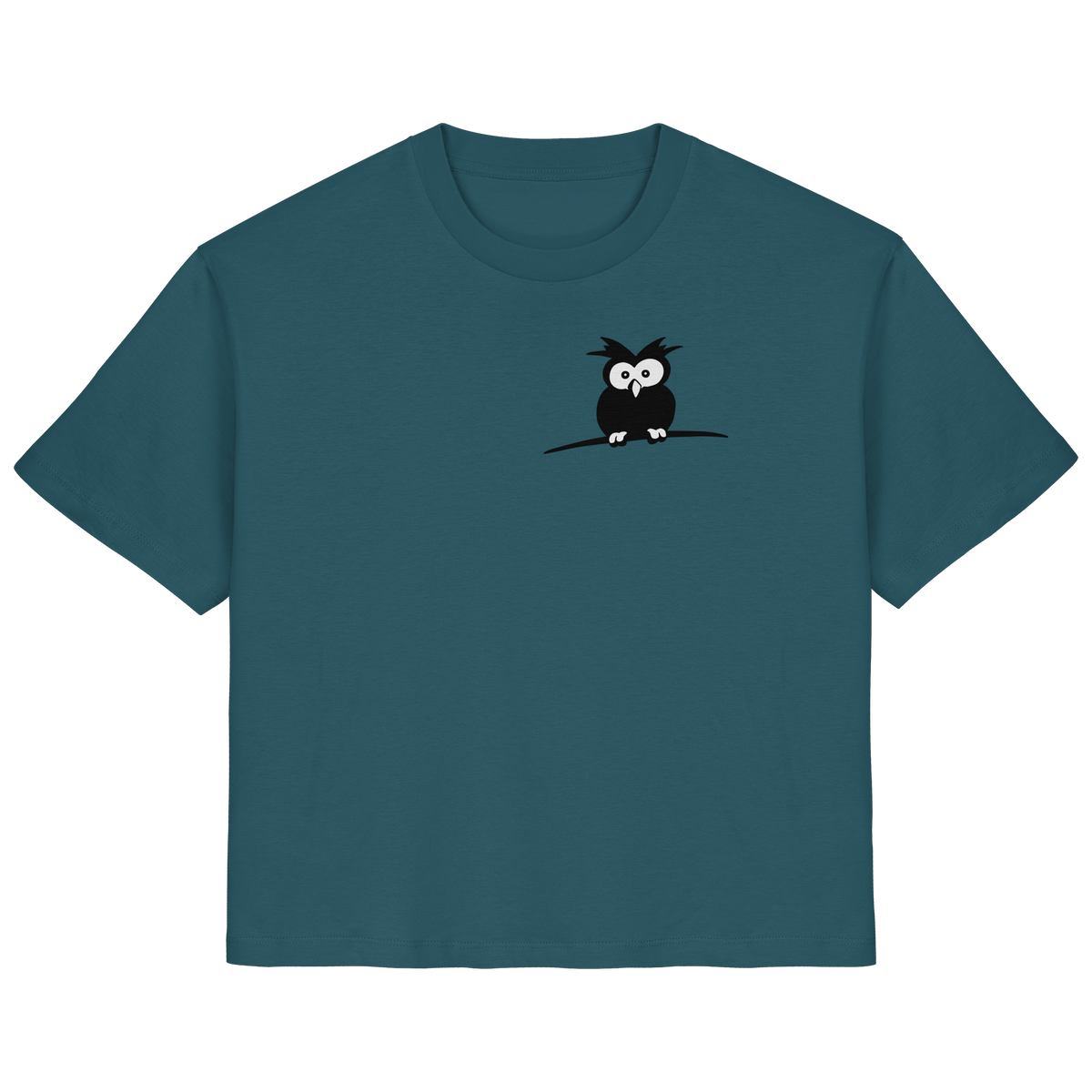 Kleine struppige Eule - Ladies Organic Shirt
