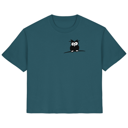 Kleine struppige Eule - Ladies Organic Shirt
