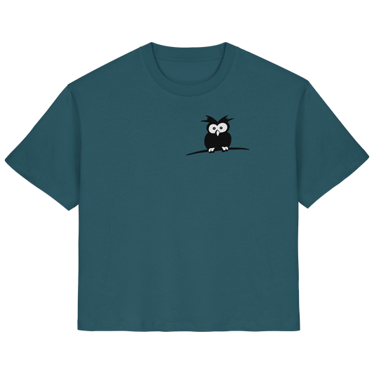 Kleine struppige Eule - Ladies Organic Shirt