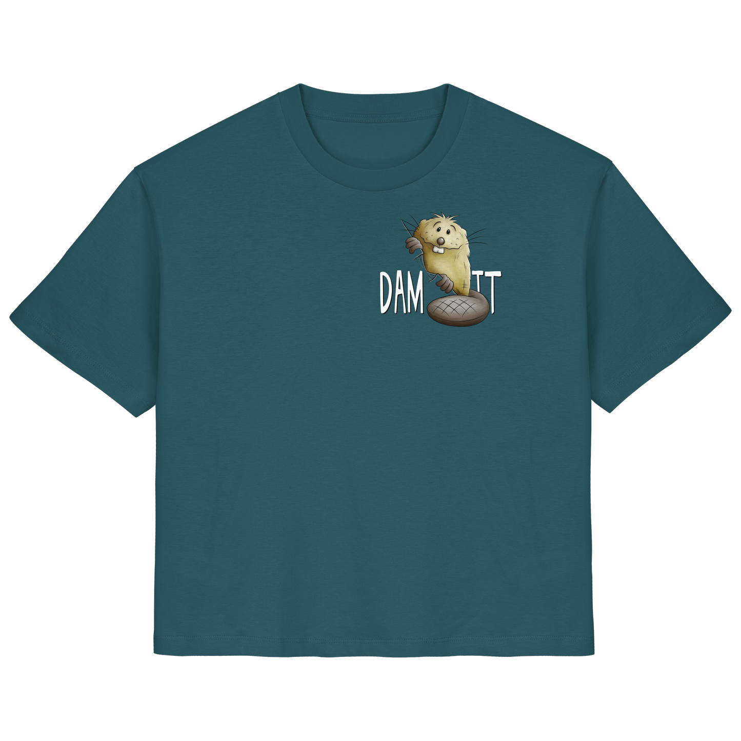 Dam It Verdammt Lustiger Biber - Ladies Organic Shirt