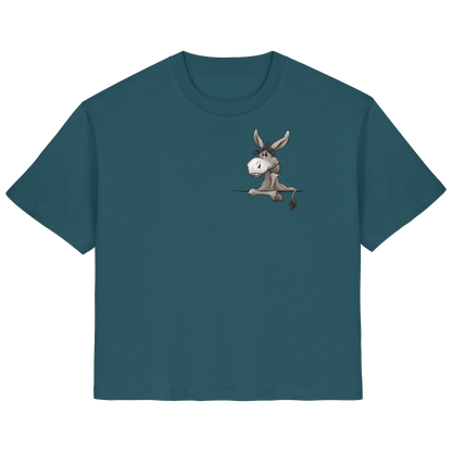 Lustiger lässiger Esel - Ladies Organic Shirt
