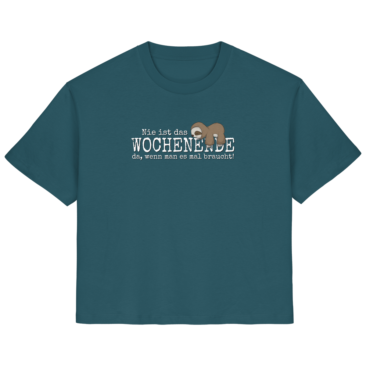 Kawaii Faultier Wochenende - Ladies Organic Shirt