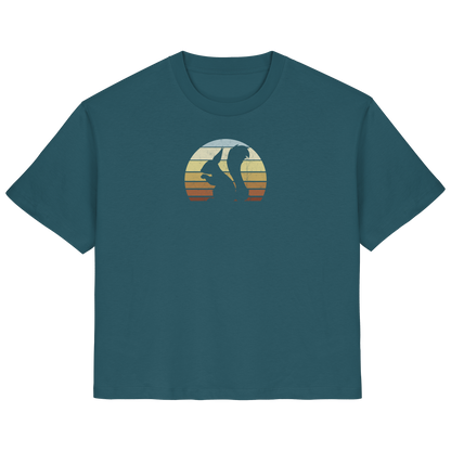 Retro Eichhörnchen Silhouette - Ladies Organic Shirt