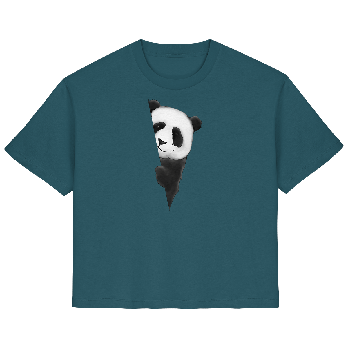 Panda Bär Illustration - Ladies Organic Shirt