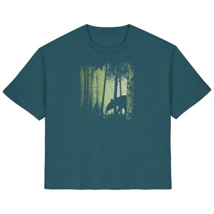 Lässiger Tapir im Zwielicht Wald - Ladies Organic Shirt