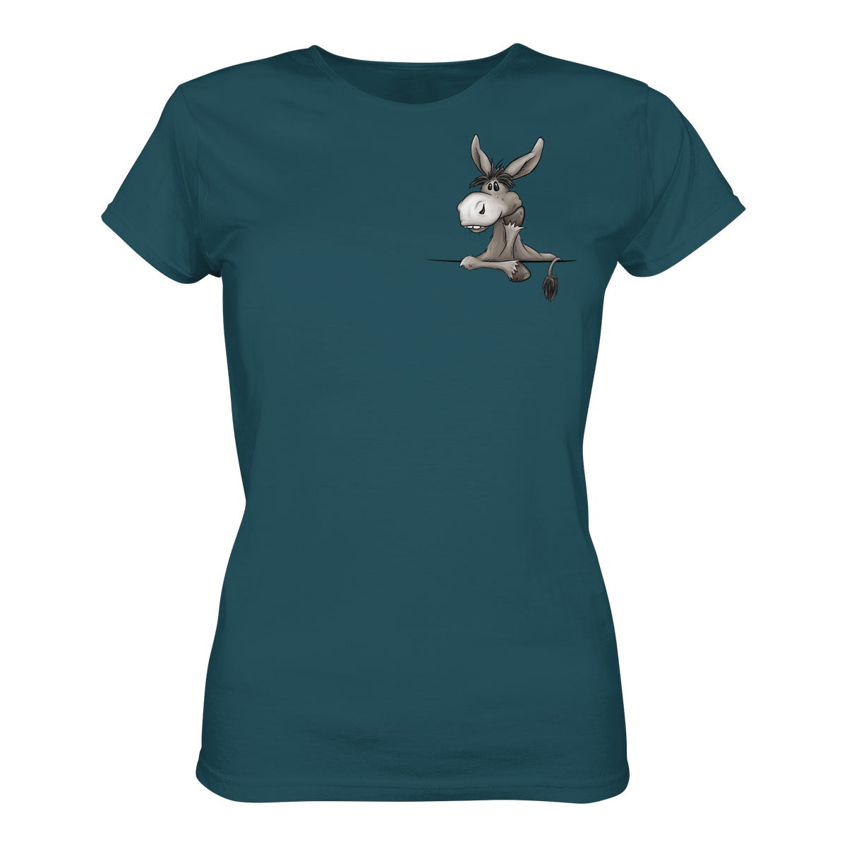 Lustiger lässiger Esel - Ladies Organic Shirt