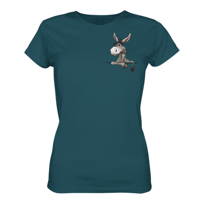 Lustiger lässiger Esel - Ladies Organic Shirt