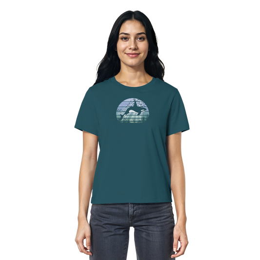 Retro Tiefsee Schwertwal Orca - Ladies Organic Shirt