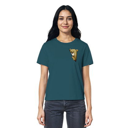Funky Bär Illustration - Ladies Organic Shirt