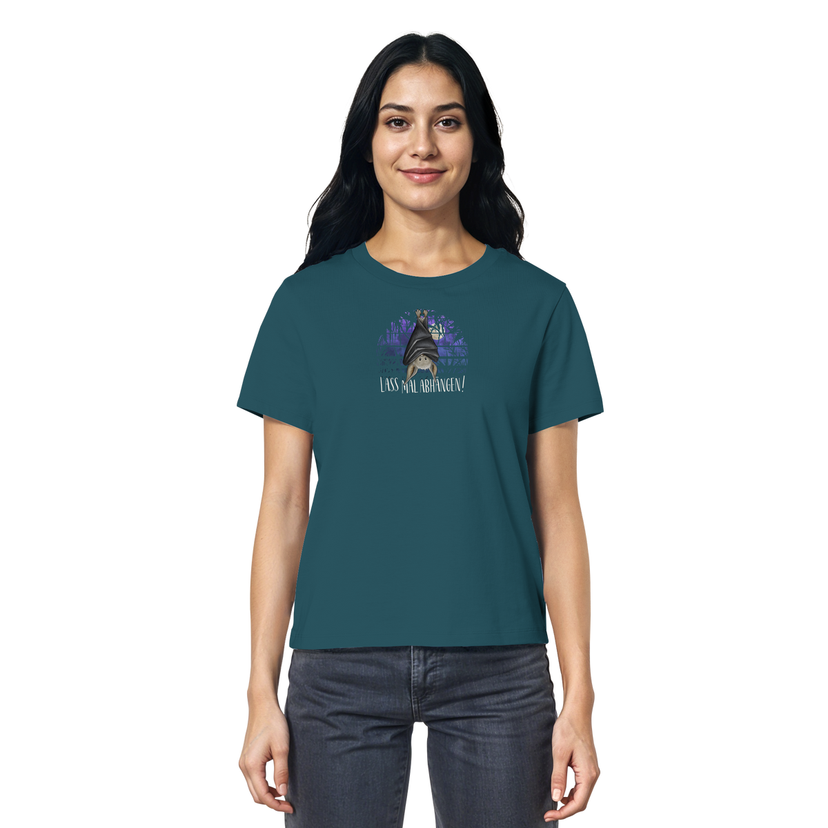 Lass mal abhängen Fledermaus - Ladies Organic Shirt