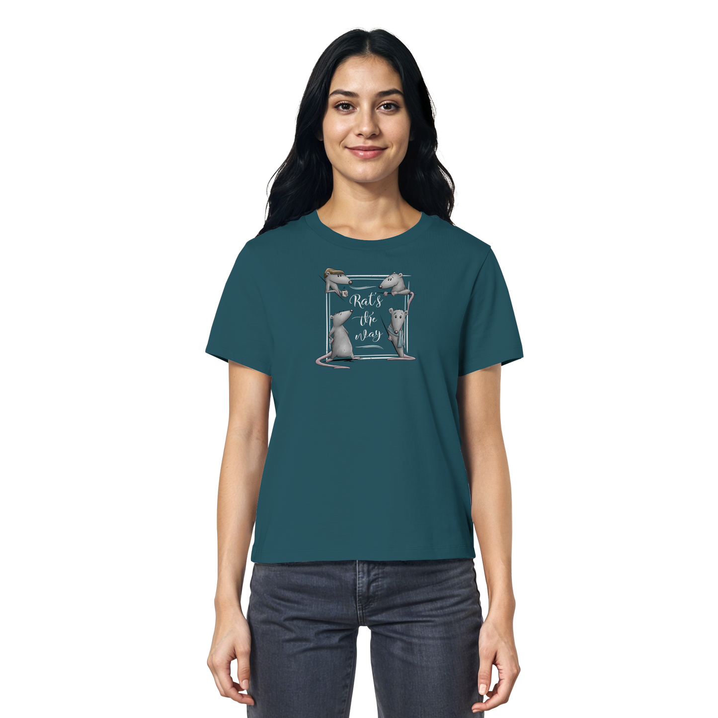 Rat’s The Way Kaffeehaus Ratten - Ladies Organic Shirt