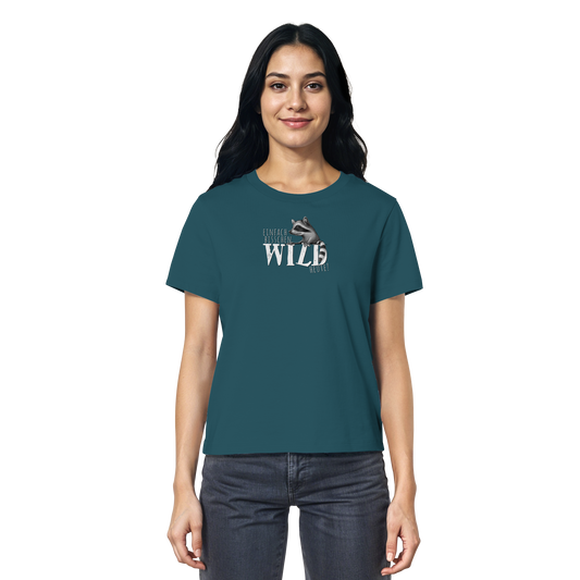 Bisschen wild heute! Waschbär - Ladies Organic Shirt