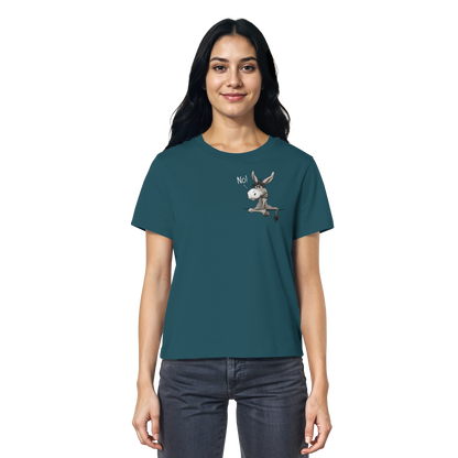 Nö! Störrischer Esel - Ladies Organic Shirt