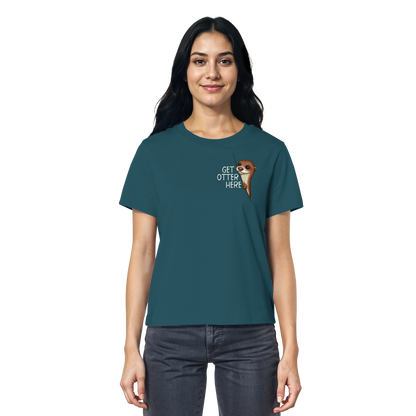 Get Otter Here | Lustiger Otter Kalauer - Ladies Organic Shirt
