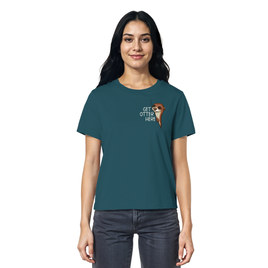Get Otter Here | Lustiger Otter Kalauer - Ladies Organic Shirt