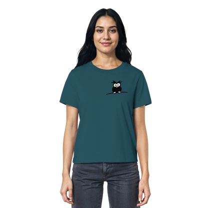 Kleine struppige Eule - Ladies Organic Shirt