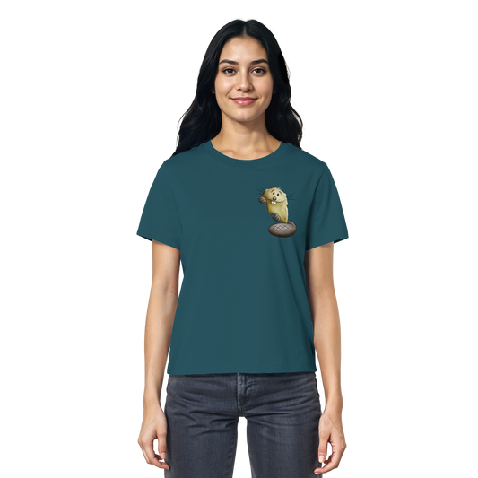 Lustiger frecher Biber - Ladies Organic Shirt